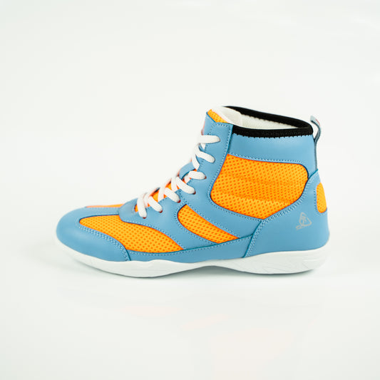Vigor Hightop Dance Sneakers - Blue & Orange