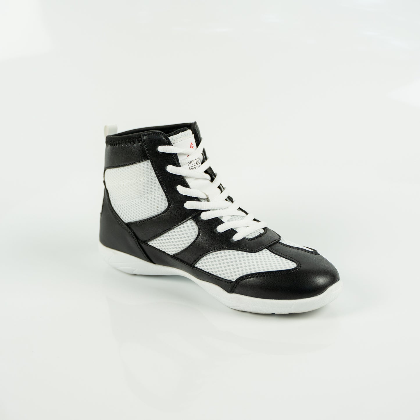 Vigor Hightop Dance Sneakers - Black & White