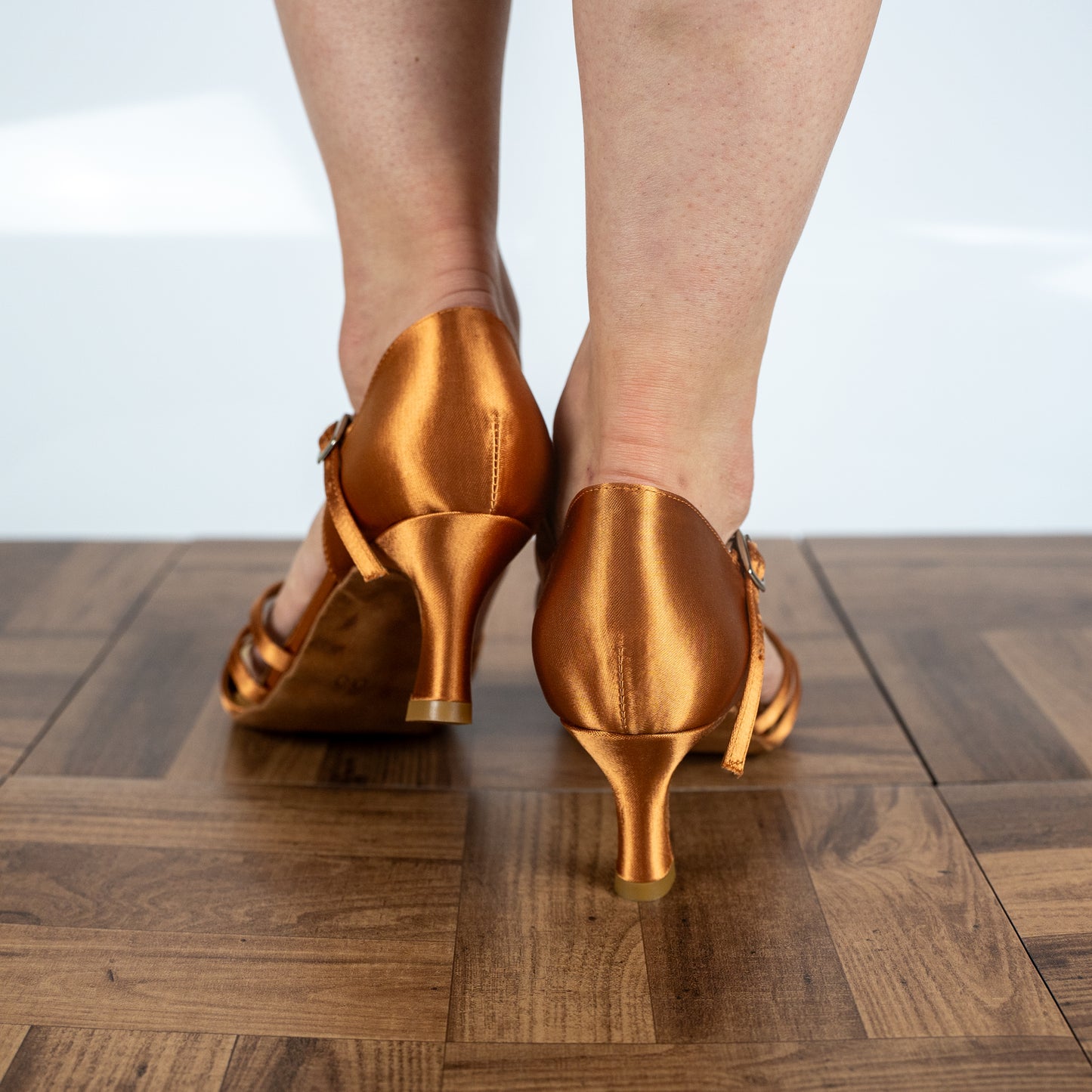 Amira T-straps Dance Shoes - Brown