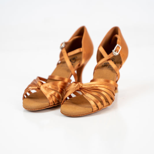 Emilie Classic Flexible Sole Dance Shoes - Brown