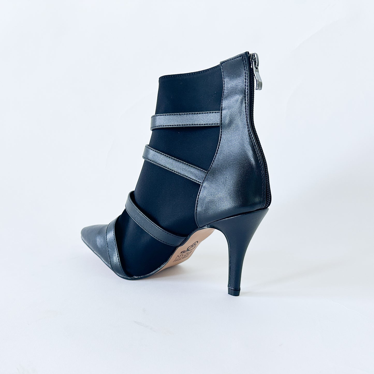 Reina Pointed-Toe Dance Boots - Black