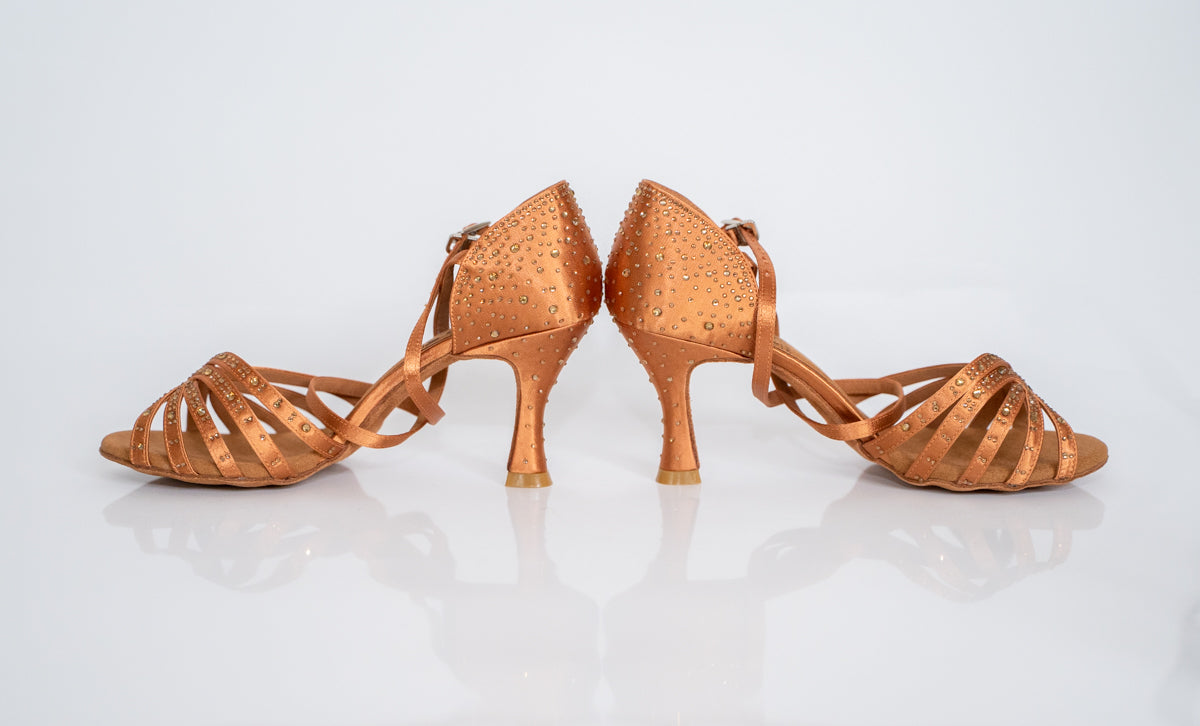 Starry Premier Flexible Sole Dance Shoes - Brown