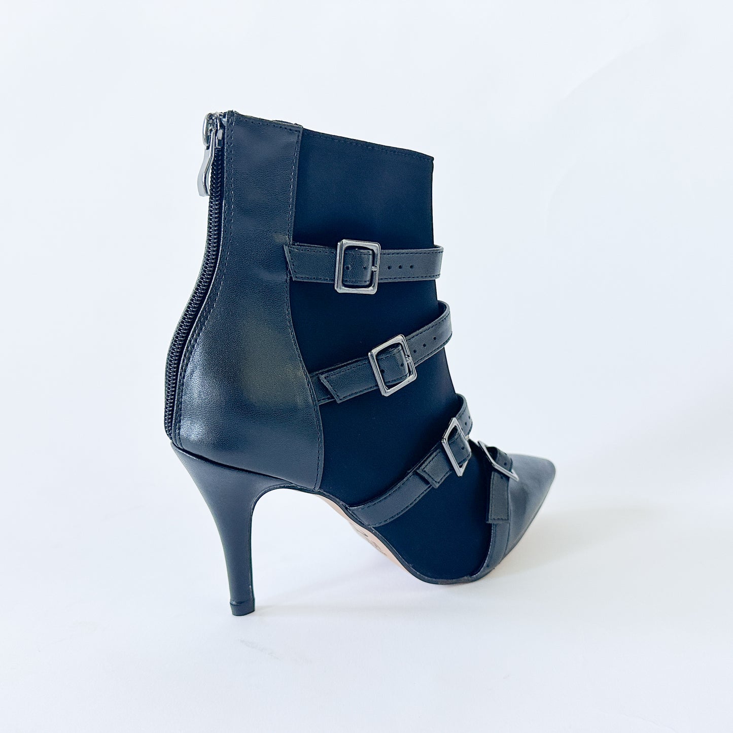 Reina Pointed-Toe Dance Boots - Black